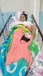 La paciente Cricelda Gonzalez de 64 años de edad, requiere "urgentemente" el antídoto contra la mordedura de Coral. (Foto: Cortesía)