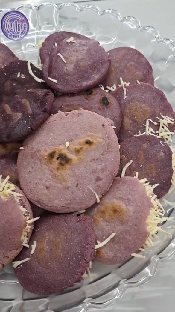 arepa violeta